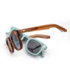 Gafas de sol modelo acetato redondo vintage clásico gafas ovaladas hombres mariemage marca lente graduada óptica