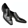 Dress Shoes Men's Business Fashion Wedding Formal Wear Leather Luxury Office Sapato Social Male Party 230510