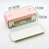 Gift Wrap 48PCS Swiss Roll Cake Box With Window Cupcake Portable Packing Boxes Wedding Home Baking Long