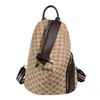 uitlaatschoudertas 2 kleuren straat populaire bedrukte emmertas elegante sfeervolle geometrie retro handtas lichtgewicht slijtage-resistente canvas backpack 202#