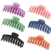 Grampos de cabelo de 4 polegadas antiderrapantes grandes grampos de cabelo de caranguejo para mulheres acessórios de cabelo fino presilhas para meninas presentes-ar