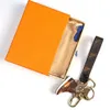 Keychain de designer Chave de chave clássica requintada Keyring Cartão de liga de zinco de carros de luxo Letra unissex 12 estilos com caixa