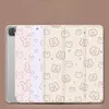 Voor iPad air4th 10,9 inch 2021 Pro11 2021 2018 Pro12.9 2021 iPad 10.2 (gen 9/8/7) iPad Air 5/4/Mini 6/Pro 11/Pro 12.9 Magnetic Smart Flip Case Cover Cute Bear