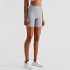 AL0LULU Yoga-Hose, hohe Taille, enge Sport-Shorts, drei Punkte, Fitness-Shorts für Damen