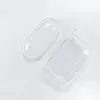 Para Airpods pro 2nd 2 3 fones de ouvido Acessórios Sólido Transparente TPU Silicone Bonita Capa protetora para fone de ouvido Caixa de carregamento sem fio da Apple