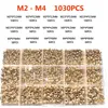 New M2 M2.5 M3 M4 M5 M6 Brass Heat Set Insert Nut Hot Melt Nutinsert Thread Knurled Double Twill Embedment Copper Nut Assortment Kit