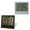 Klockor Tillbehör Andra fällbara LCD -skärmar Digital Alarm Clock Desk Table Weather Station Temperatur Travel Ectronic Mini