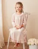 Pigiama Bambini Ragazza Lolita Dress Princess Sleepshirts Vintage Kid Ruffles Camicie da notte. Camicia da notte per bambini in stile cortese Lounge Sleepwear 230509