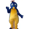 Adult penguin blue Monster Mascot Costume Cartoon Character Doll Advertising Fancy Dress Party Animal Carnival