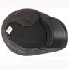 Berets ht3722 кепка Осень Зимняя шерстяная шляпа Мужчины женщины Sboy areflap мужчина -женский художник -художник для 230509