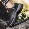Hiking Footwear Hiking Shoes Summer Winter Outdoor Warm Skin Non Slip Fashion Casual Shoes Men Outdoor Work Ankle Boot Jogging Trekking Sneakers P230510