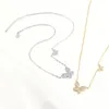Choker mody miedziany z cyrkonem motyl Naszyjnik słodki biżuteria łańcucha dla kobiet dziewczyna minimalistyczny prezent urodzinowy
