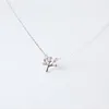 Chains 925 Sterling Silver Wishing Tree Necklaces & Pendants For Women Fashion Lady Festival Gift Sterling-silver-jewelry