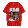 T-shirt da uomo Anni '90 Rapper SZA Good Days T-shirt con stampa grafica T-shirt punk vintage Oversize Uomo Hip Hop Maglietta Harajuku Streetwear Coppie 230510