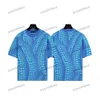 Xinxinbuy Hommes Designer Tee t-shirt 23ss Tricoté Infinity Dots citrouille jacquard manches courtes coton femmes abricot bleu S-3XL