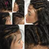 Silk Top Short Bob Human Hair Wigs Brasil Remy Straight Remy Lace Full com Bangs pré -arrancada