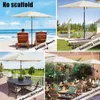 Shade 3 M Garden Cover Parasol Replacement Umbrella Rainproof Sunshade Canopy 8 Arm Shelters Deck Fabric 230510