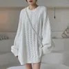 女性用セーター韓国のカジュアルルーズドレス女性