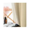 Vorhang Moderne, minimalistische, einfarbige, durchsichtige, hochwertige, transparente Bildschirmvorhänge für luxuriöse Wohnzimmer- und Schlafzimmerfensterdekorationen
