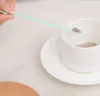 5000pcs Şeker renkli kahve karıştırıcı çubuğu sütlü süt meyvesi küçük karıştırma çubuğu uzun saplı kaşık karıştırma melamin plastik kaşık 12.8*1 cm mutfak aletleri