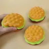 Fidget Hamburger Push Bubble Pinger Sensory Toy Anti -стресс мягкие шарики.