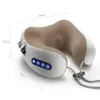 Back Massager Pijat leher elektrik bantal bentuk u dapat diisi ulang multifungsi portabel bahu terapi serviks perjalanan relaksasi rumah 230510