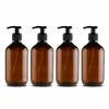 Dispensador de sabão líquido 4pcs 500ml Banheiro reutilizável Bomba manual Garrafa de chuveiro Gel Shampoo Recipiente recarregável 230510