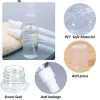 Pompes d'atomiseur de bouteille de jet en plastique transparentes vides de qualité pour l'outil portatif de maquillage en vrac de parfum de voyage d'huiles essentielles 15ML 30ML 50ML 60ML 100ML