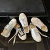 Printemps mode femmes soie Satin décontracté blanc chaussures fond souple femme à lacets baskets Vintage chaussures sales appartements d'été