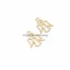 Charms BK 500 PCS Lot 20x16mm Angel Pendant Bra för DIY Craft Jewelry Making 6 Färger Drop Leverans Fyndkomponenter DH3A7