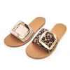 Slippers Woman's Shoes Women Metal Decoration Summer Outdoor Flat Beach Fashion Square Toe Female Slides Laides 230510