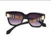 Pop Retro Square Frame Luxury 4164 Lunettes de soleil pour hommes et femmes UV400 avec des lunettes de soleil élégantes et sophistiquées