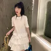 Women's T Shirts Summer Super Fairy Pure Desire Pleated Dress Female 2023 French Sweet And Spicy Style Loose Thin Skirt