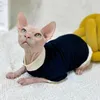 衣料品ファッションハリレス猫衣装スフィンクス猫服の春の夏の猫猫のために服を着ている