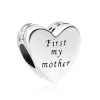 Breloques en argent sterling 925 pour perles de bijoux pandora Dangle Heart Be Magical You Are My World Girlfriend Bead