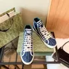 Designers Tennis 1977 sneaker canvas Luxurys casual Shoe Beige Blue washed jacquard denim Women Shoes Ace Rubber sole Embroidered Vintage trainer 35/42/45 01