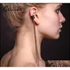 Oreille Manchette Nouveautés Gland Boucle D'oreille Européenne Punk Clip Non Piercing Alliage Chaîne Longue Déclaration Boucles D'oreilles Pour Les Femmes Drop Deliv Dhgarden Dhulv