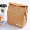 Geschirr-Sets Kraftpapier Lunchpaket Wasserdichte Isolierung Aluminiumfolie Thermobox Handtasche Büroangestellter Student Picknickbehälter