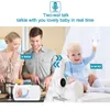 4,3 inch draadloze kleur babymonitor 1080p HD audiovideo baby camera temperatuurmonitor 2 way 2 way audio vox lullaby sd card record