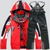 Hommes Trench Manteaux Ski Costume Hommes Snowboard Veste Pantalon Hiver Extérieur Thermique Et Pantalon Imperméable Coupe-Vent Parka