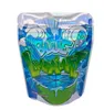 Carta da imballaggio Blue Limea Latti Cali Confezione Mylar Borse Smell Proof Richiudibile Zipper Holographic 420 Dry Herb Bag Drop Delivery Otcms