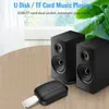 Novo receptor de música Bluetooth 5.0nfc Aux Car Cartão TF de Cartão Bluetooth Reading Drive USB para chamadas sem mão