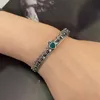 925 Sterling Silver Bangle Cuff Diamond Party Engagement Armband Bangles For Women Bridal Wedding Accessaries