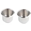 Wszystkie kółki terenowe 2PCS Marine Boat Yacht RV REDED CUP Drink Can Uchwyt stali nierdzewnej Drop-in