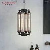 Lampes Suspendues Rétro Lumière Cristal Plafond Moderne Verre Déco Maison