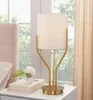 Lâmpadas de mesa Nordic Luxury Gold Lamp Restaurant Bar Villa El Home Bedroom Bedside Room Decoração Desk Ta140