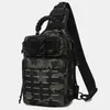 Rucksackrucksäcke Laser Molle Taktische Campingtasche Militärrucksack Brust Sling Rod Outdoor Angeltaschen Männliche Taschen Sport Schulter Wandertasche P230510