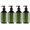 Flüssigseifenspender, 4 Stück, 500 ml, wiederverwendbare Handpumpenflasche für Badezimmer, Duschgel, Shampoo, nachfüllbarer Behälter 230510