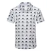 Neue Herrenhemden Präriegrün bedruckt Unisex lose britische Seide Kurzarm Designer T-Shirts Damen Sommer Strand Tops Asiatische Größe M-3XL