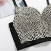 BRAS SEXY PUSH UP BH Women Diamond Sequined Underwear Ropa Mujer Bralette Woman Clothes Summer Y2K Short Tops Ladies Corset 230509